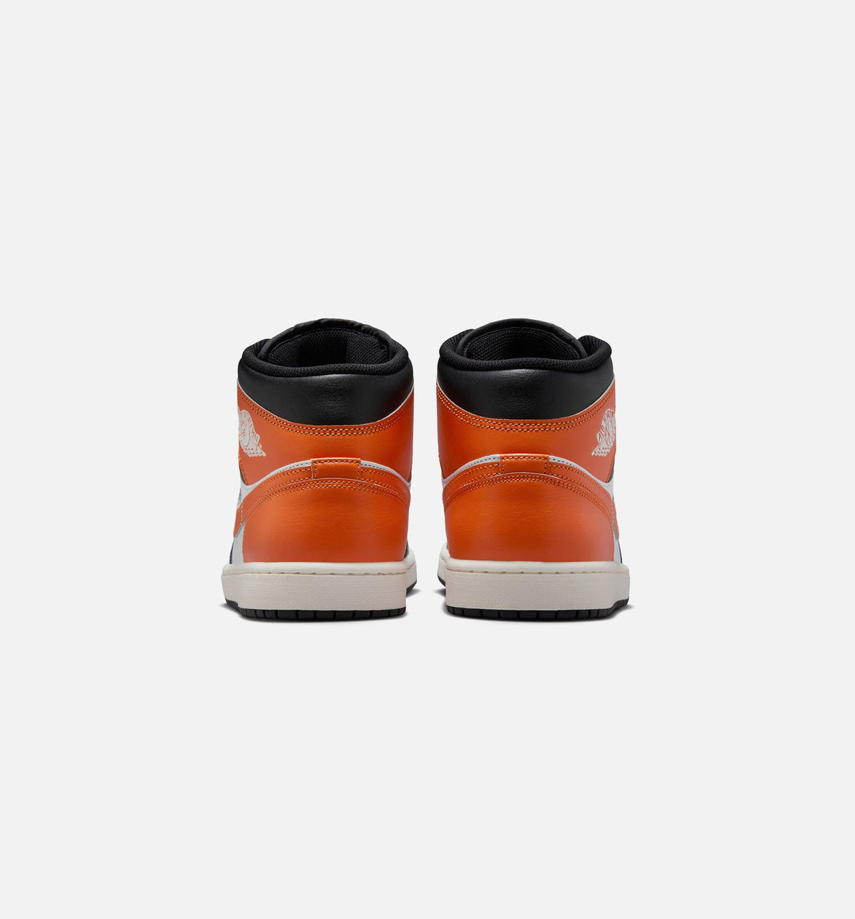 Air Jordan 1 Mid Men's Lifestyle Shoes - Starfish White Sail Black