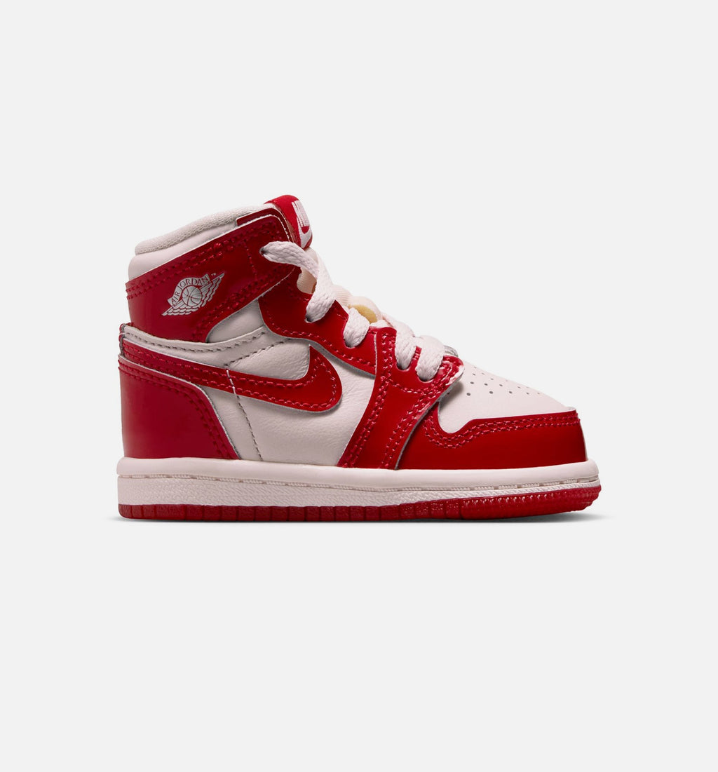 Air Jordan 1 Retro High OG Nails and Grails Infant/Toddler – University Red/Metallic Silver