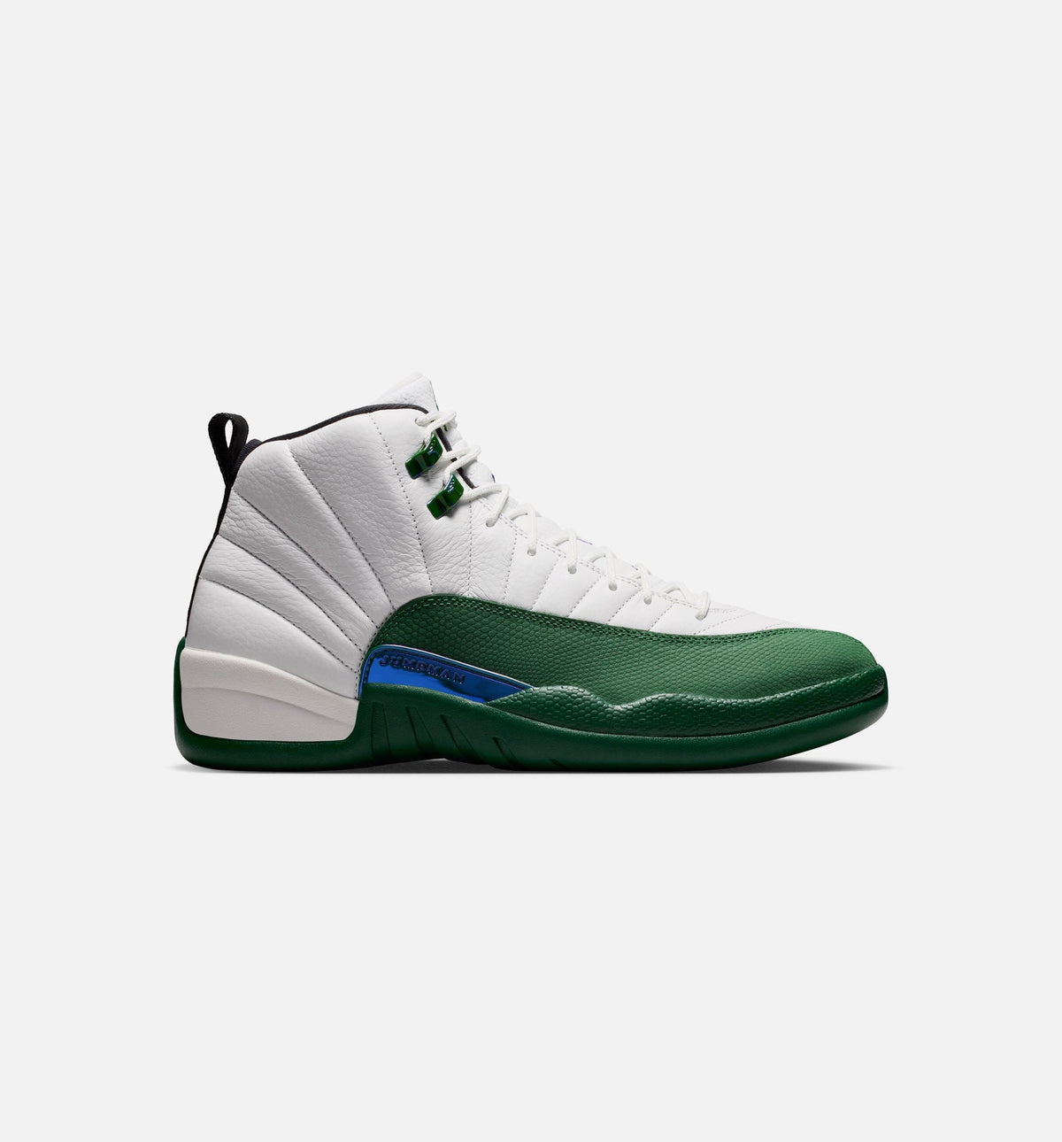 Air Jordan 12 Retro Idols Become Rivals Men's Sneakers - Summit White / Gorge Green / Fierce Purple