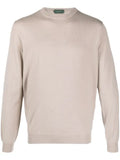 Zanone virgin wool blend crew-neck jumper