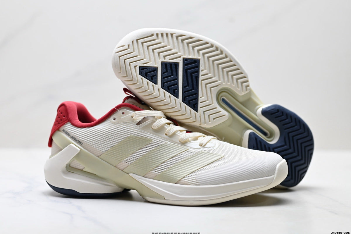 Adidas K81801650 Unisex Running Shoes | Versatile Daily Trainer - 2 Colorways incl. White/Black & Beige/Red
