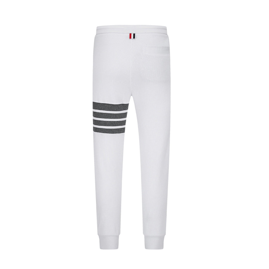 Thom Browne Style Four-Bar Sweatpants