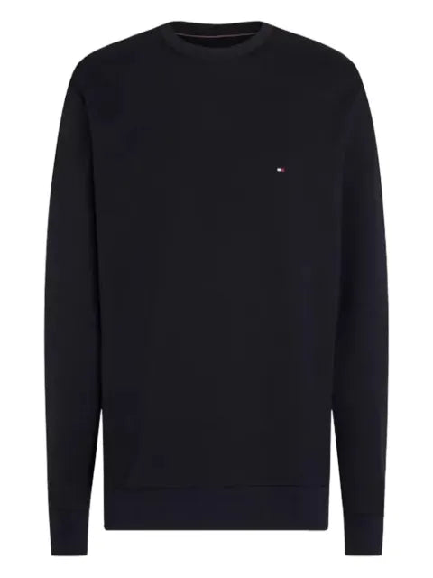 Tommy Hilfiger logo-embroidered crew-neck jumper