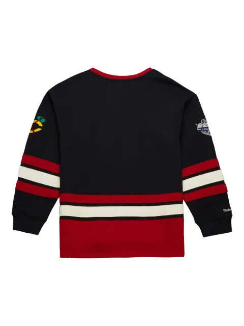 Mitchell & Ness Chicago Blackhawks Heritage lace-up pullover