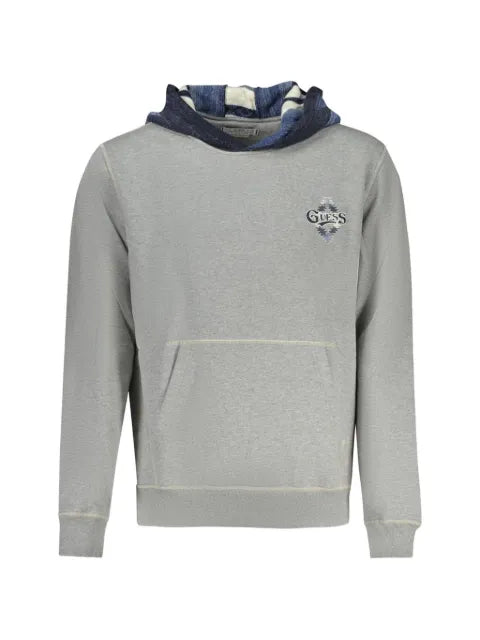 GUESS USA logo-embroidered hoodie