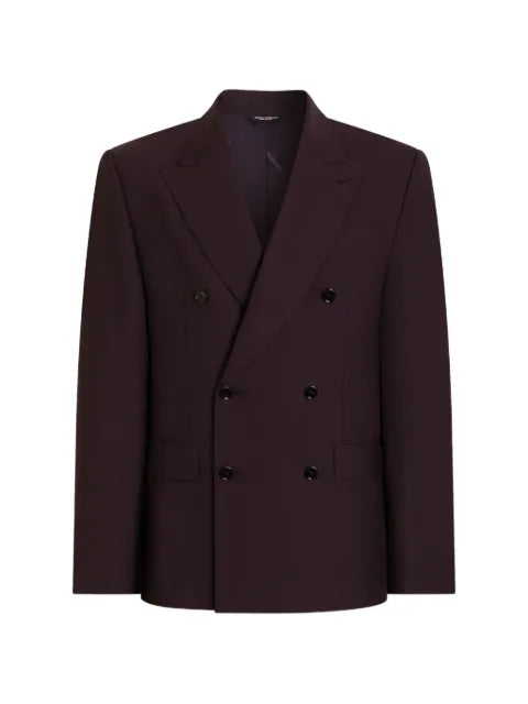 Dolce & Gabbana Sicilia light double-breasted wool jacket