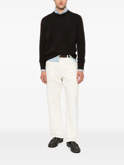 Magazzino Ricambi ribbed-trim sweater