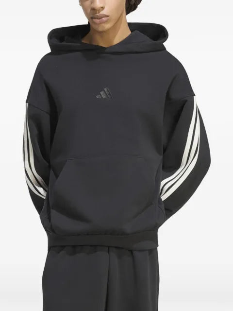 adidas logo-embroidered 3-Stripes hoodie