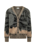 Laneus intarsia-knit button-up cardigan