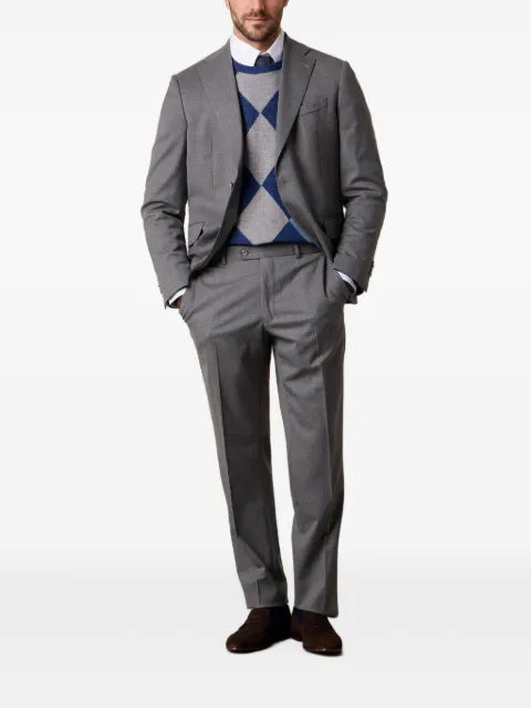 Brooks Brothers Argyle intarsia sweater