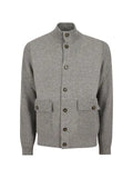 Lardini ribbed-knit panel jacket