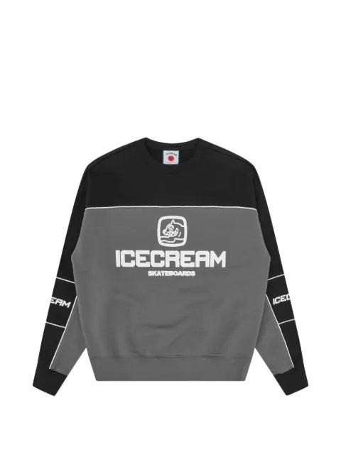 ICECREAM logo-print panelled sweater