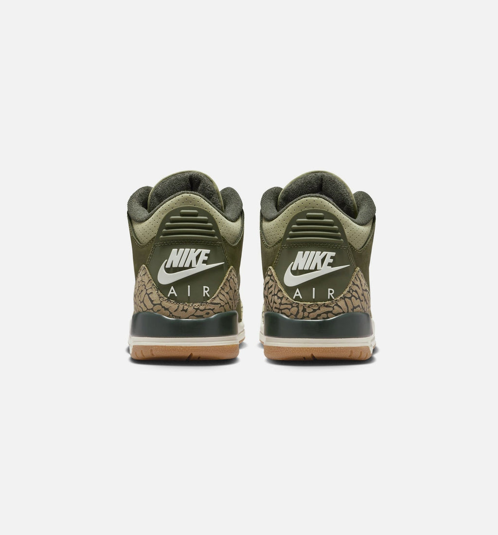 Air Jordan 3 Retro Medium Olive Grade School Shoes - Medium Olive Sequoia Neutral Olive Sail