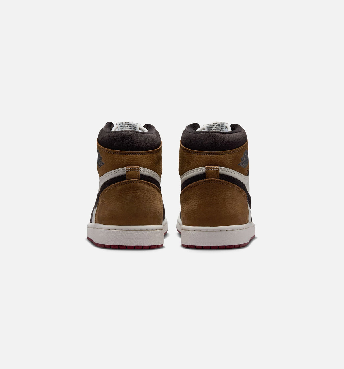 Air Jordan 1 Retro High OG Love Letter Men's Lifestyle Shoes - Shadow Brown / Team Red / Light British Tan