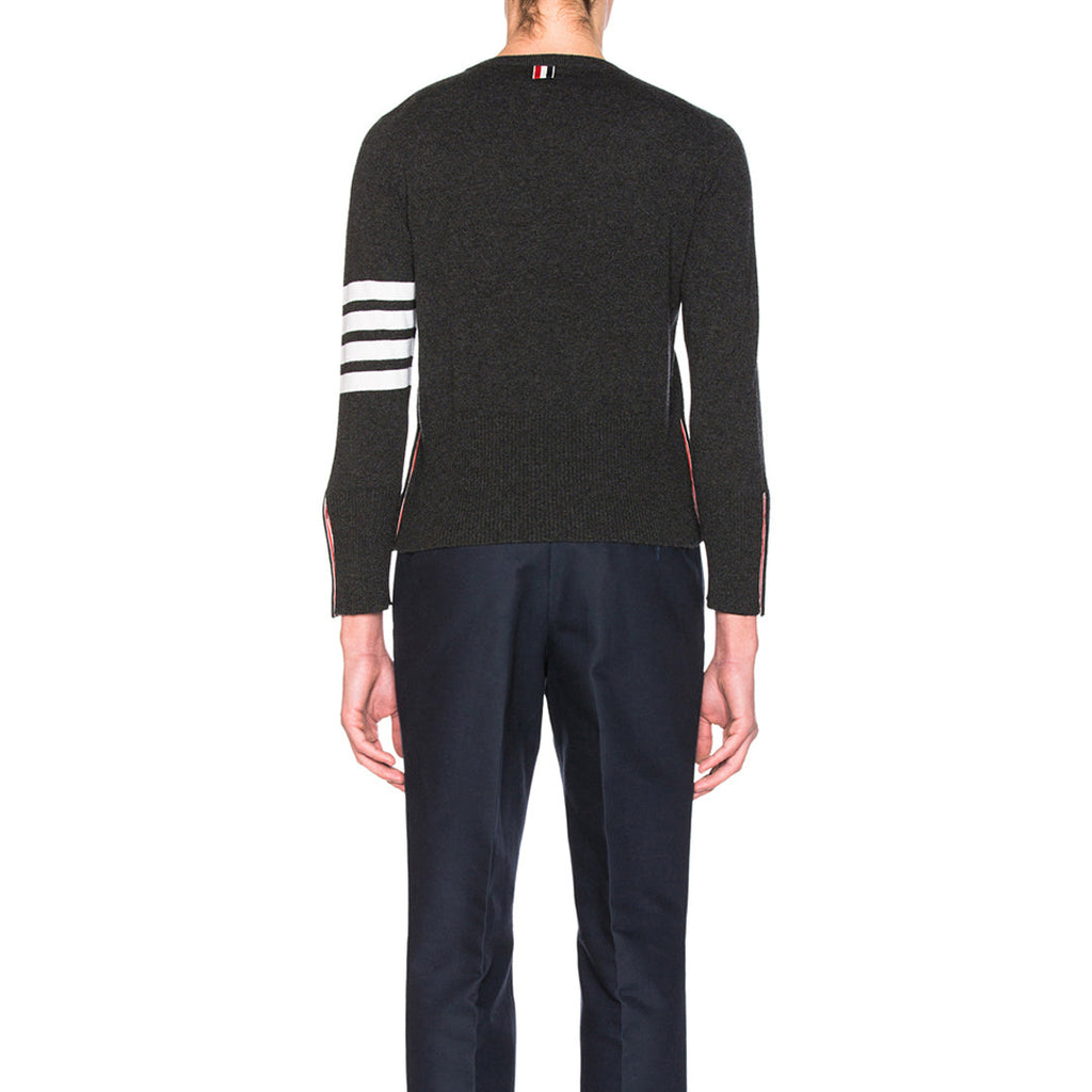 Classic Four-Bar Couples Wool Sweater - 100% Cotton Made in Japan | Thom Browne