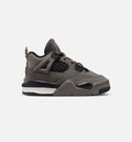 Air Jordan 4 Retro Cave Stone And Black Infant & Toddler Lifestyle Shoe - Cave Stone/Black/Moon Particle