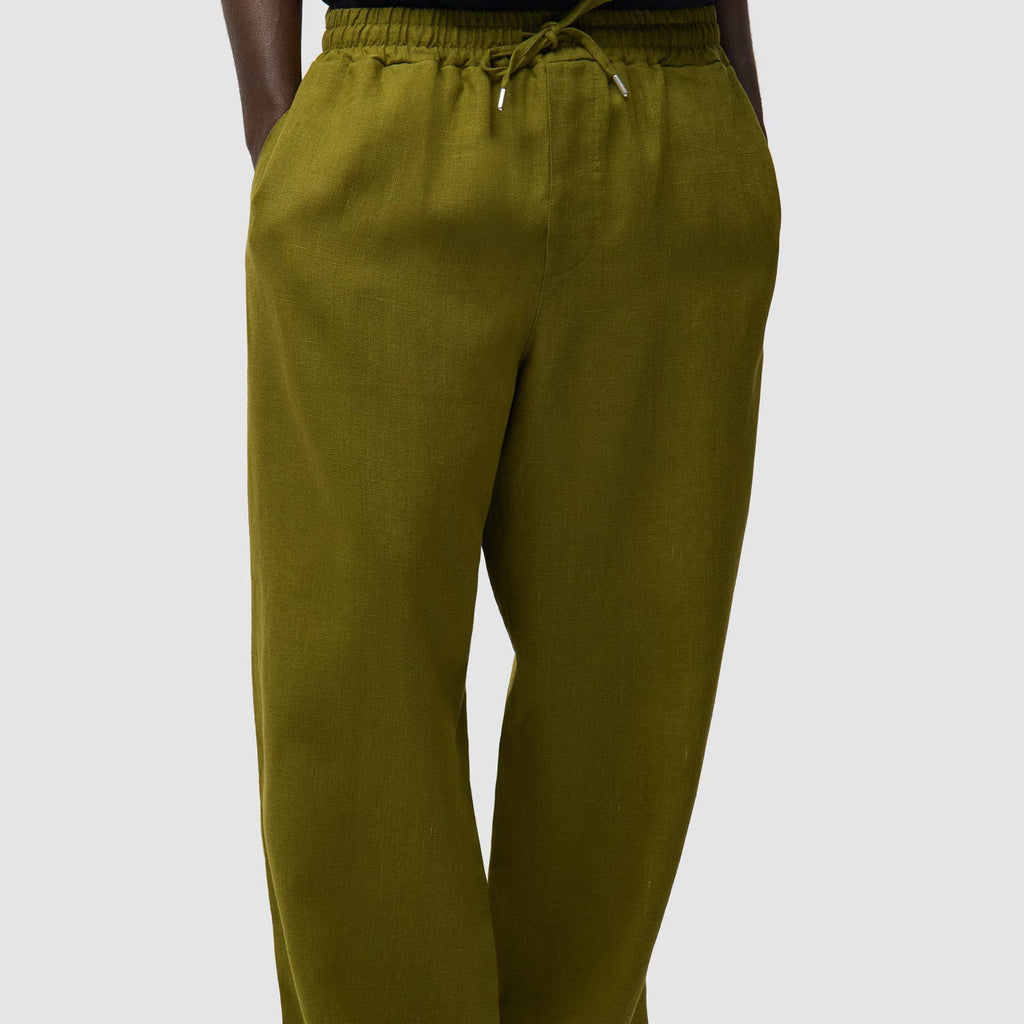 Arte Linen Pants: Green