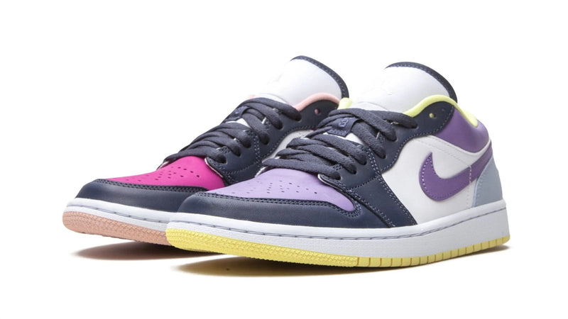 Air Jordan 1 Low SE WMNS 'Mismatched' – Purple & Magenta Asymmetric AJ1 Low Built to Break the Rules