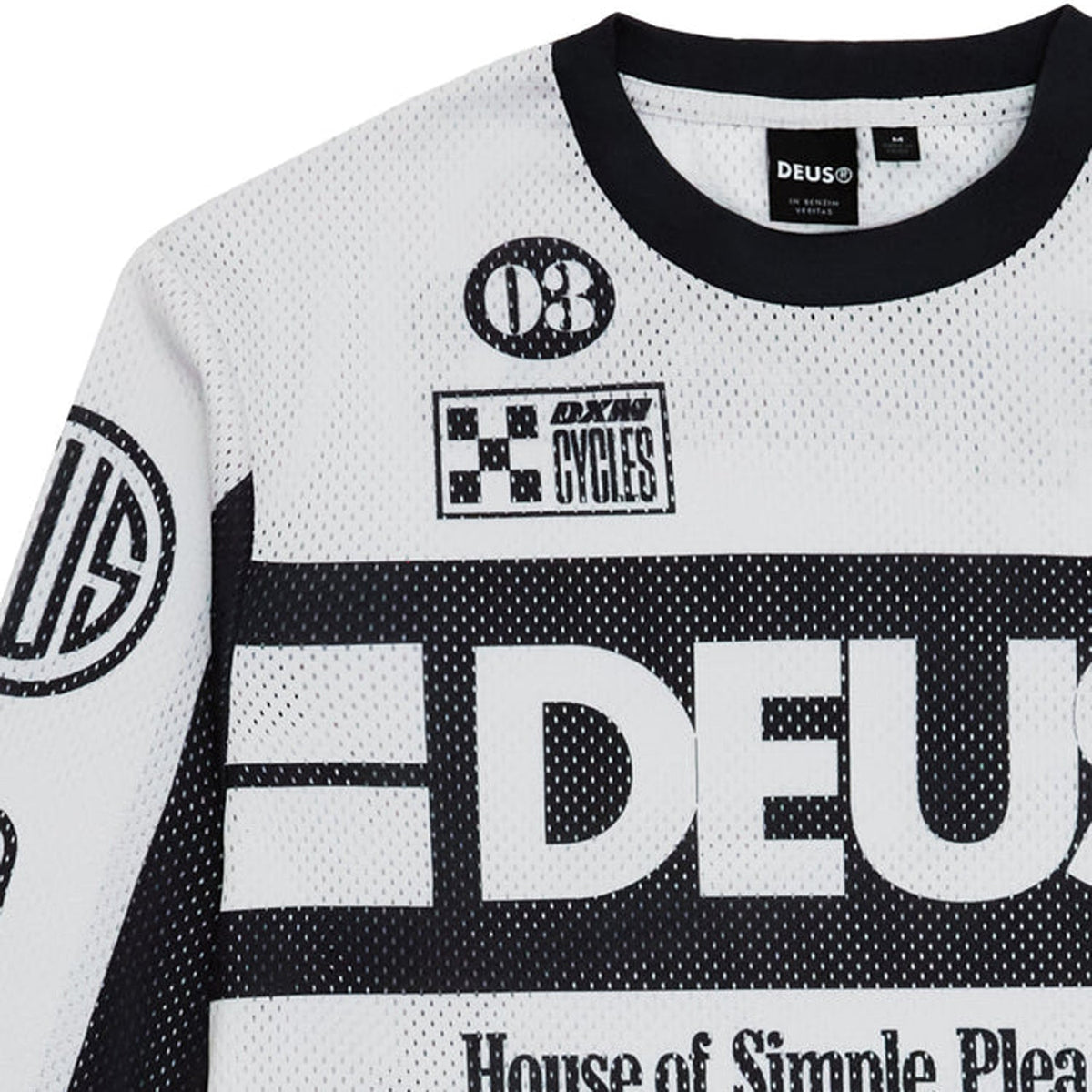 Deus Off Road Mx Jersey 2.0: Dirty White