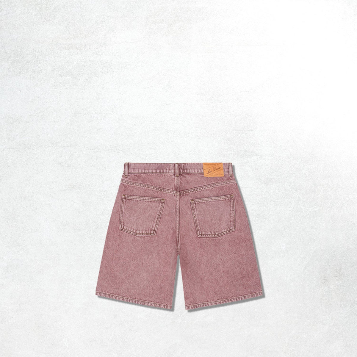 Les Deux Ryder Denim Shorts: Light Pink