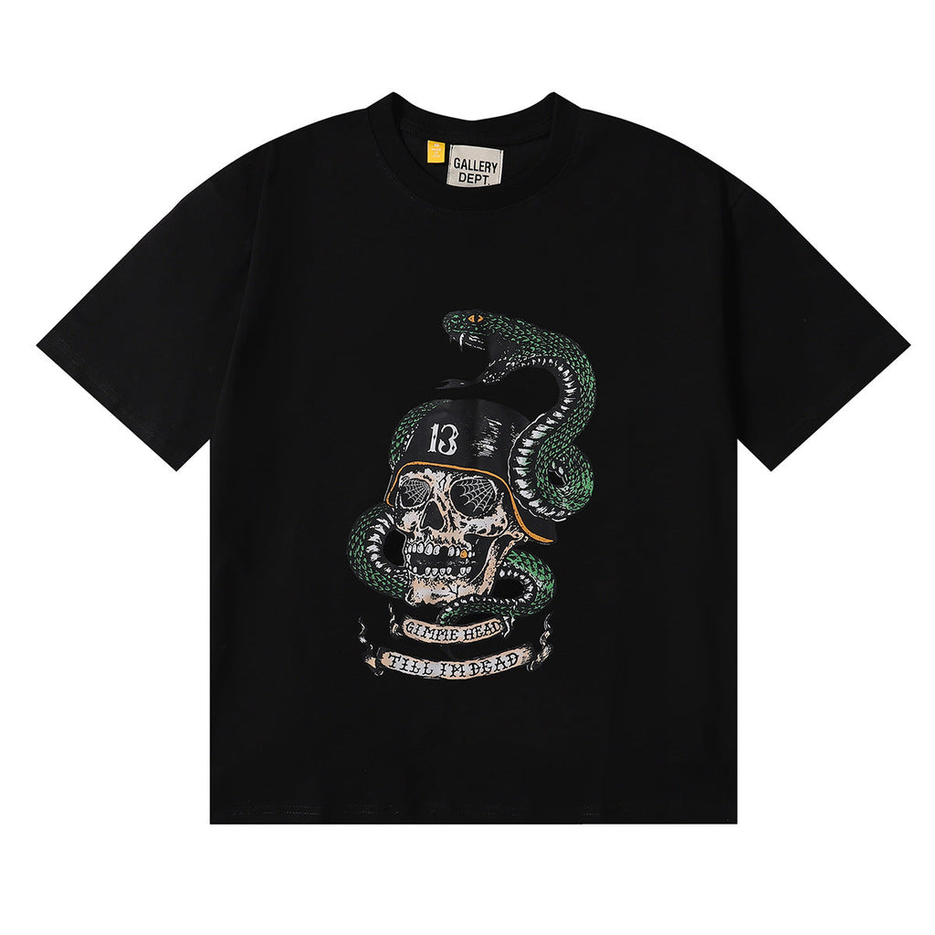 Gallery Dept T-Shirt Cobra Skull Soldier Short Sleeve T-Shirt