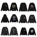 Chrome Hearts Horseshoe Sanskrit Cross Zip Up Hoodie Streetwear Unisex