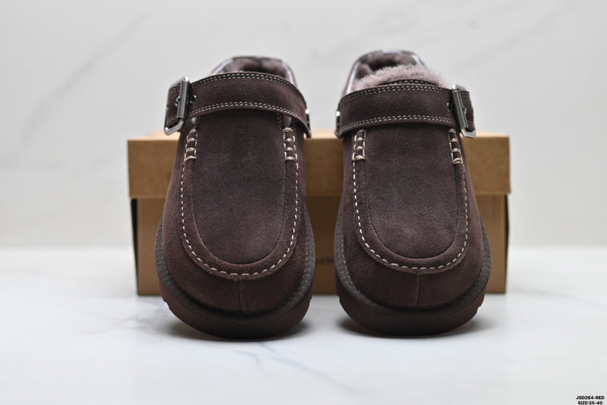 UGG Ethnic-Trim Shearling Slip-On Shoes