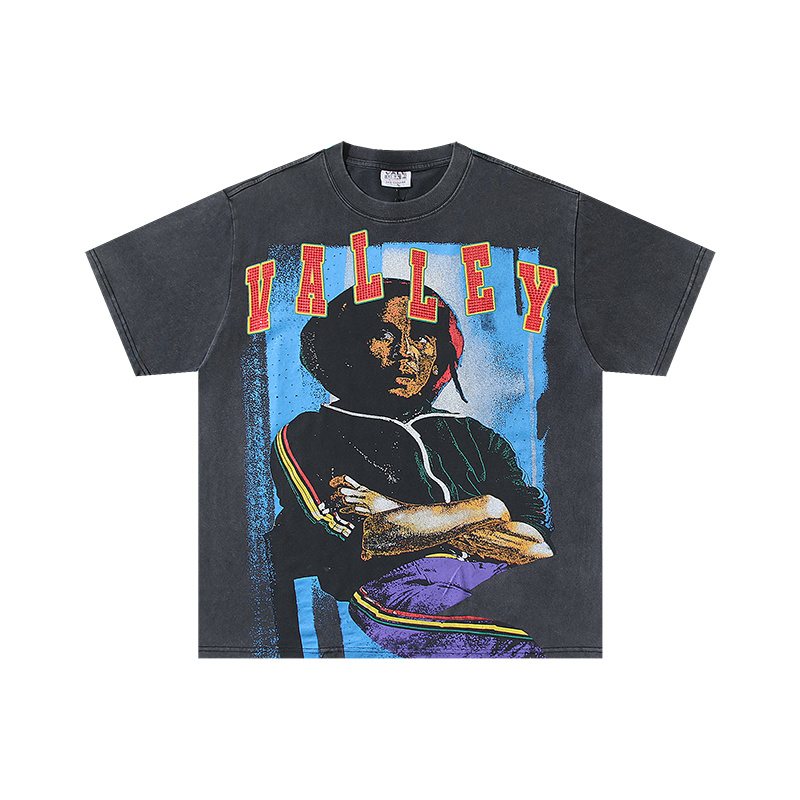 VALE USA Portrait Graphic Short-Sleeve T-Shirt