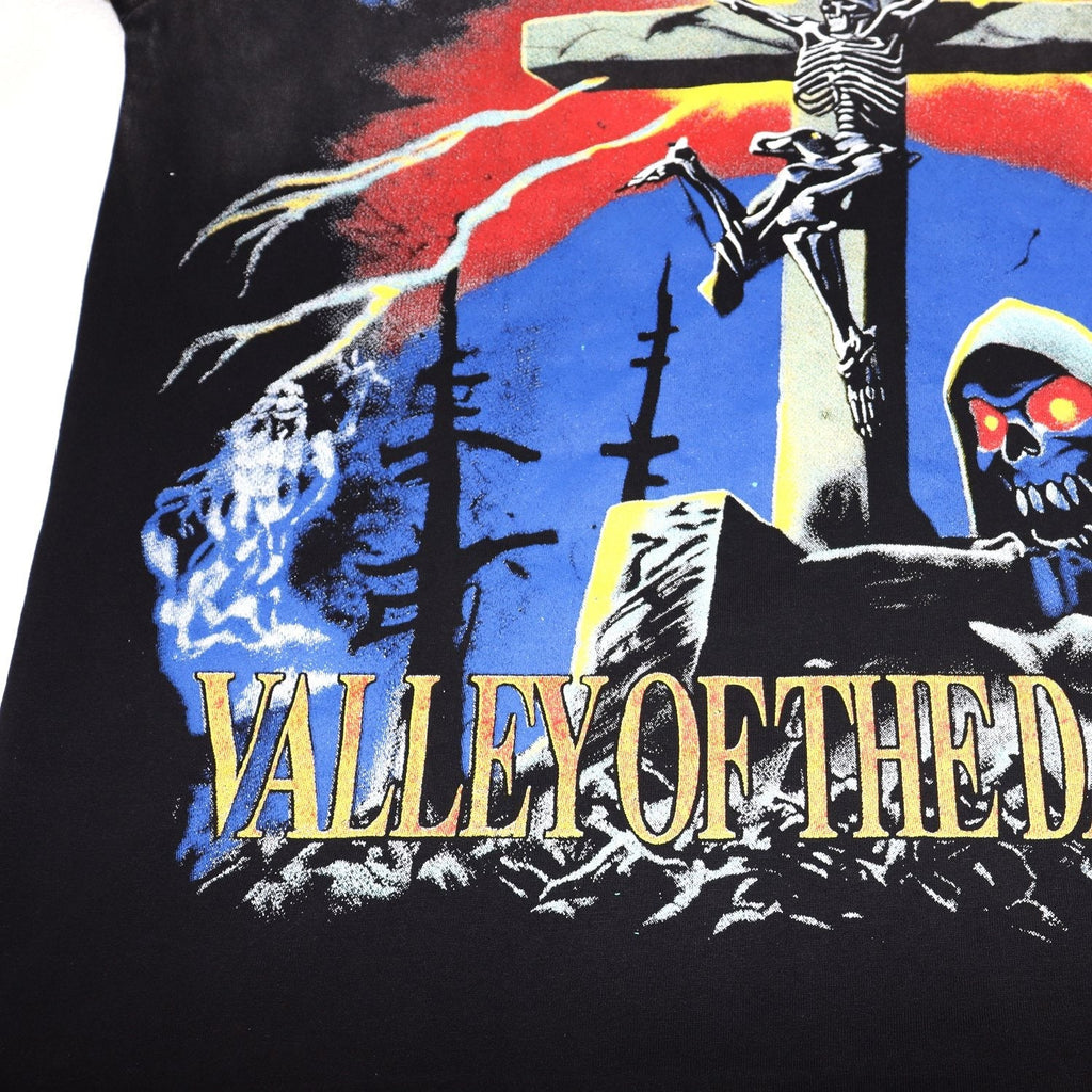 VALE USA Ride the Dragon Skeleton Graphic T-Shirt