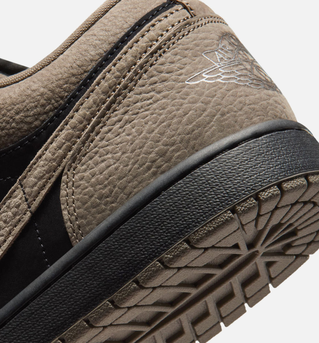 Air Jordan 1 Low SE Men's Lifestyle Shoes - Black / Olive Grey / Light Wild Mango