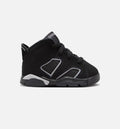 Air Jordan 6 Cap and Gown | Infant/Toddler Lifestyle Shoe | Black/Reflective Silver/Black