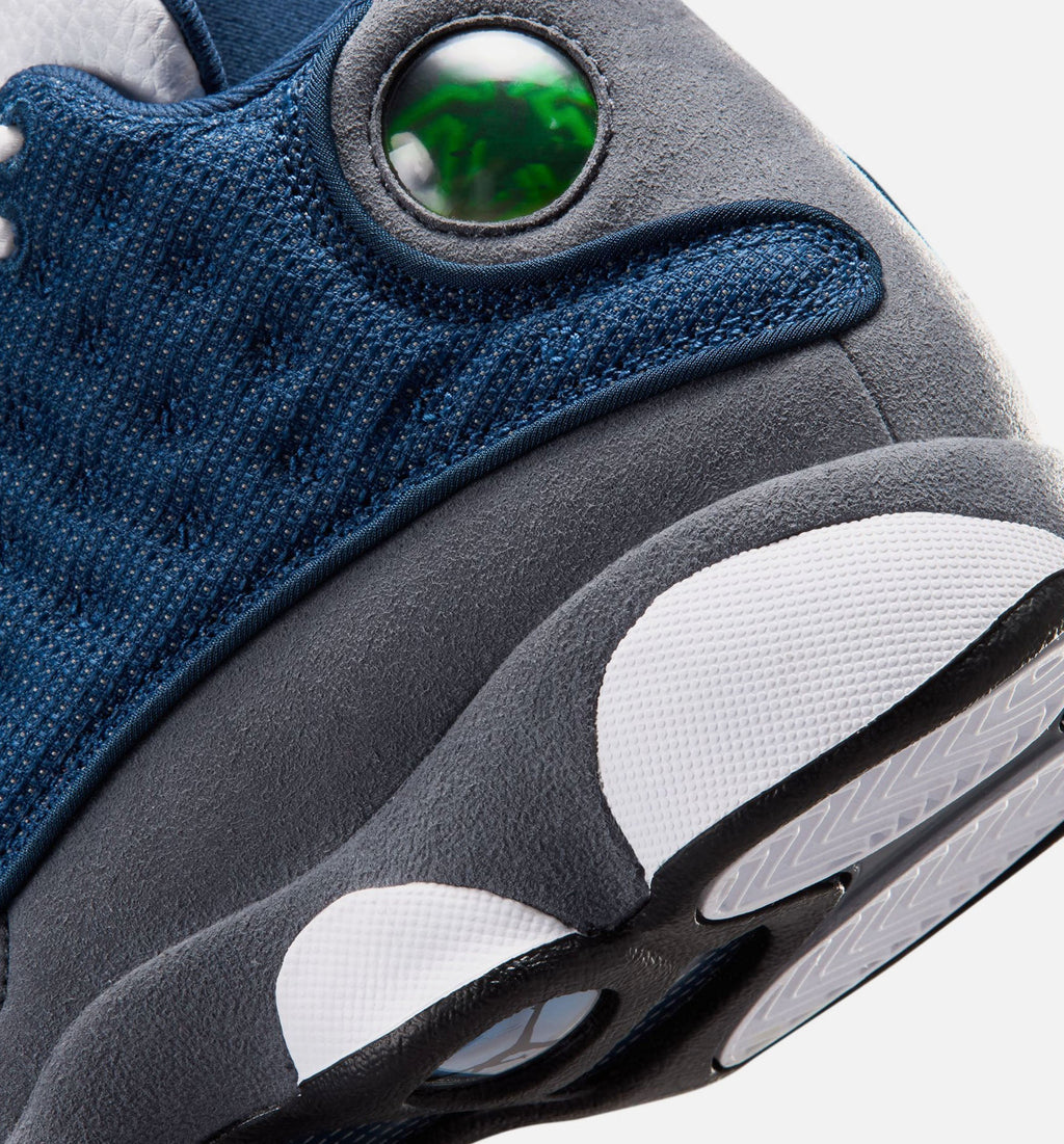 Air Jordan 13 Retro Navy and Flint Grey Kids' Shoes - Navy/Grey