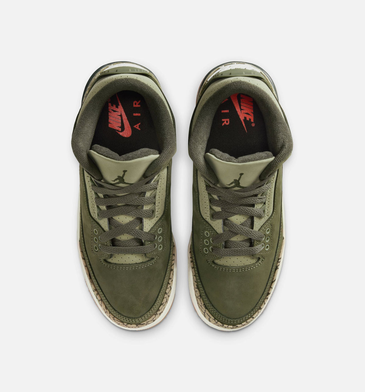 Air Jordan 3 Retro Medium Olive Grade School Shoes - Medium Olive Sequoia Neutral Olive Sail