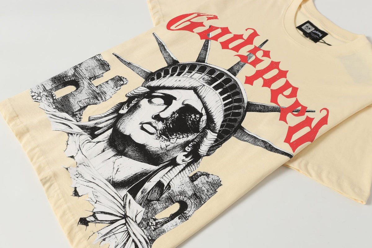 Godspeed Statue of Liberty Graphic T-Shirt