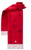 Louis Vuitton Reykjavik 2.0 Red Monogram Scarf