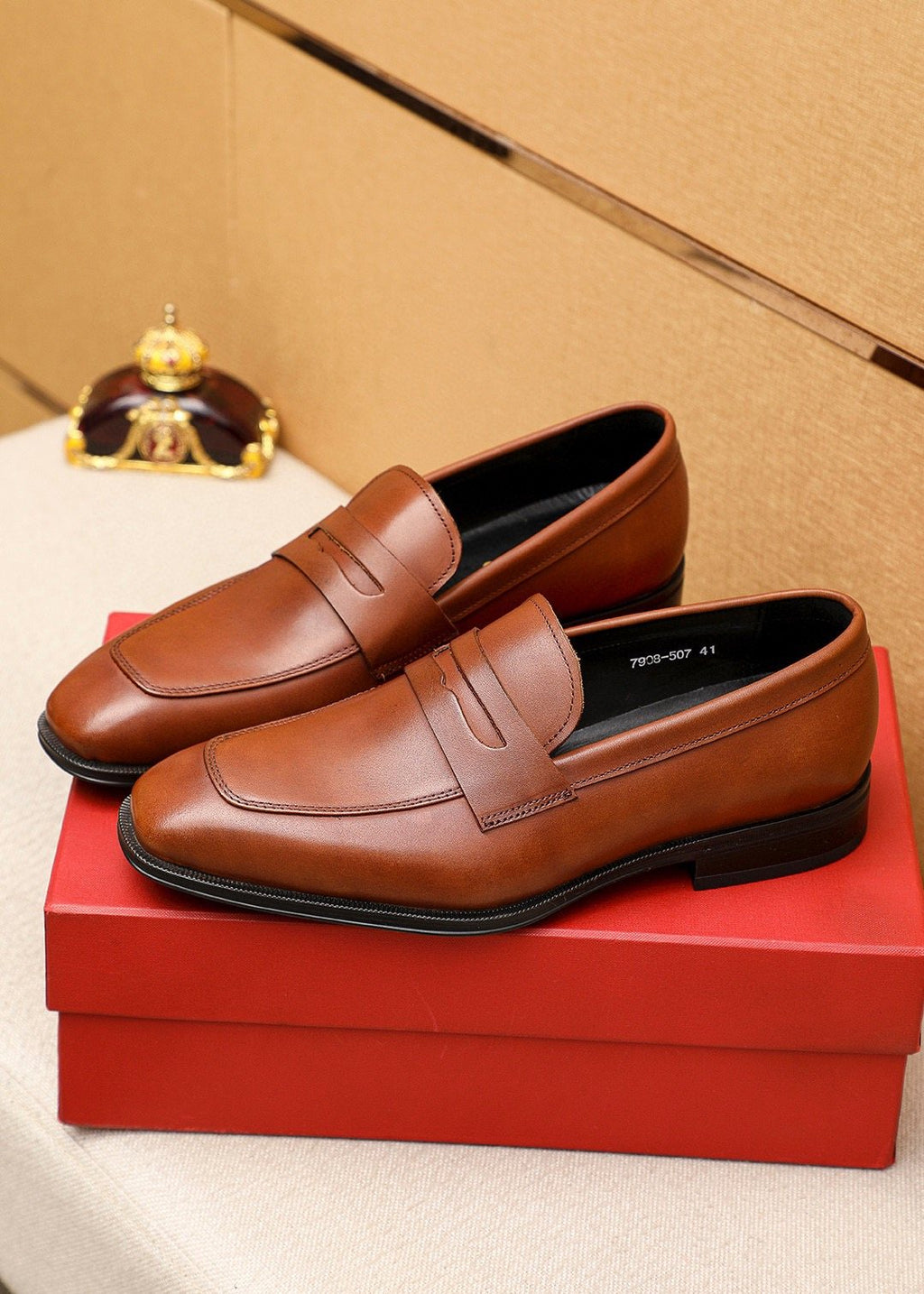Ferragamo Leather Bit Loafers - Stacked Heel