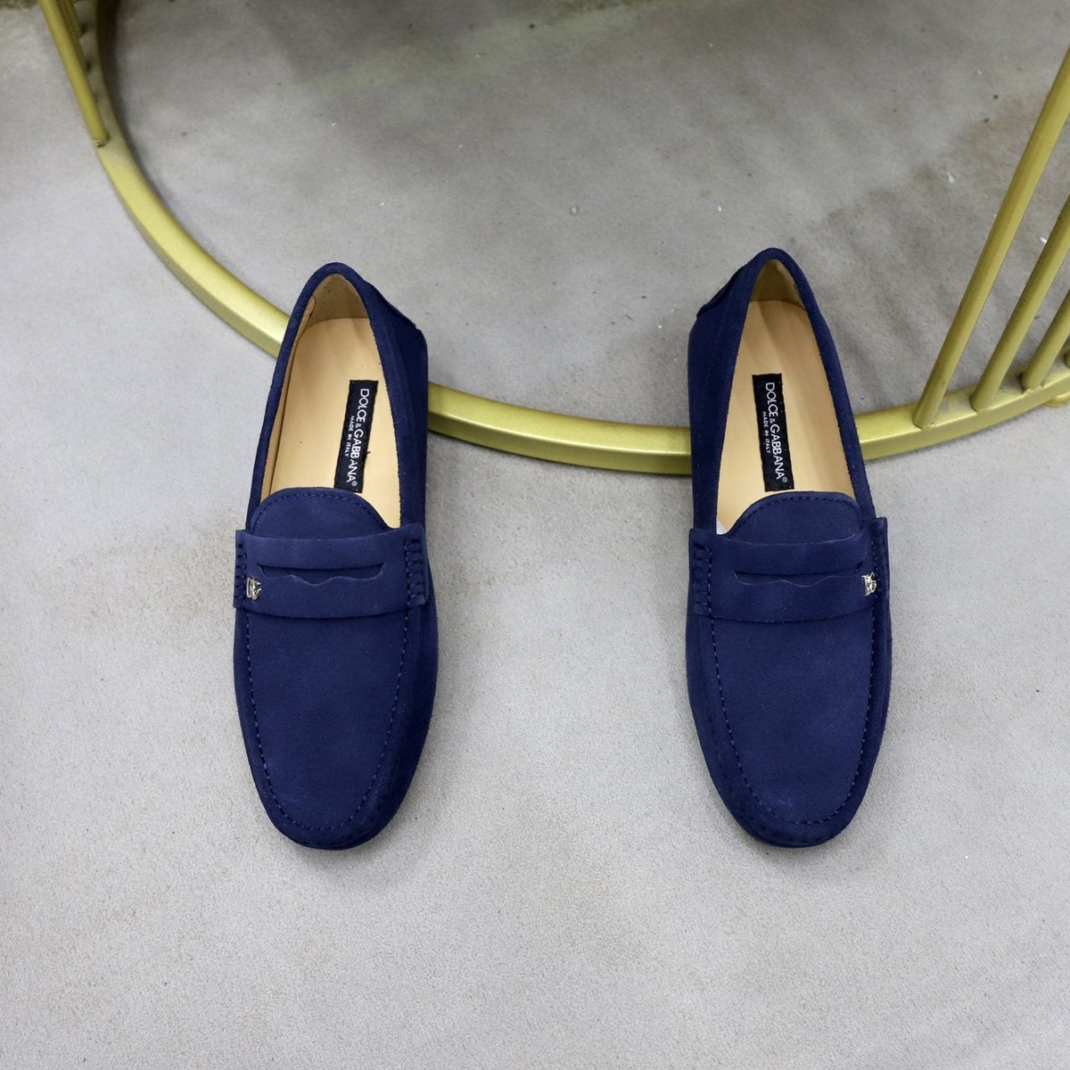 Dolce & Gabbana Men's Leather Penny Loafers