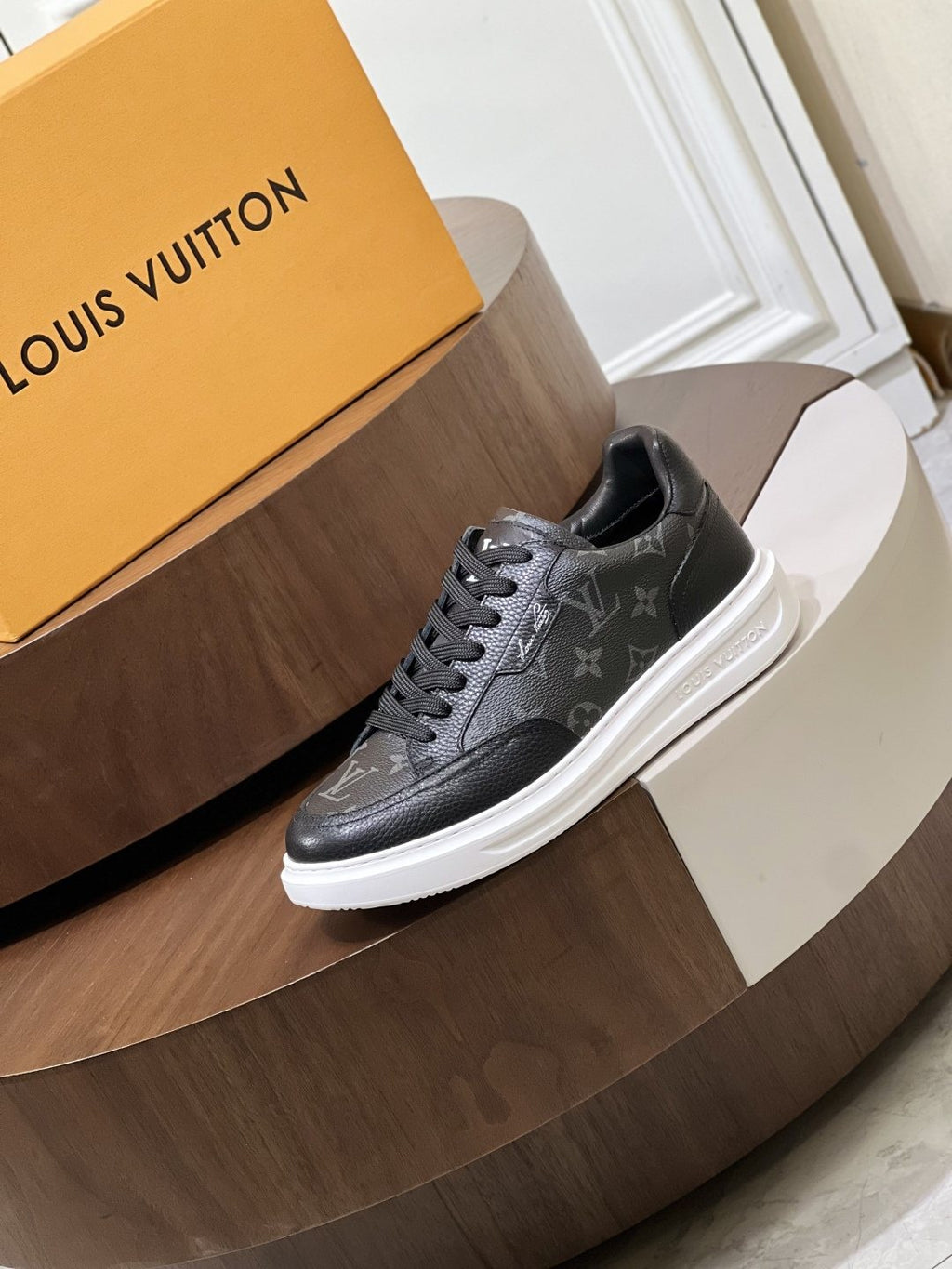 Louis Vuitton Textured Low-Top Sneakers