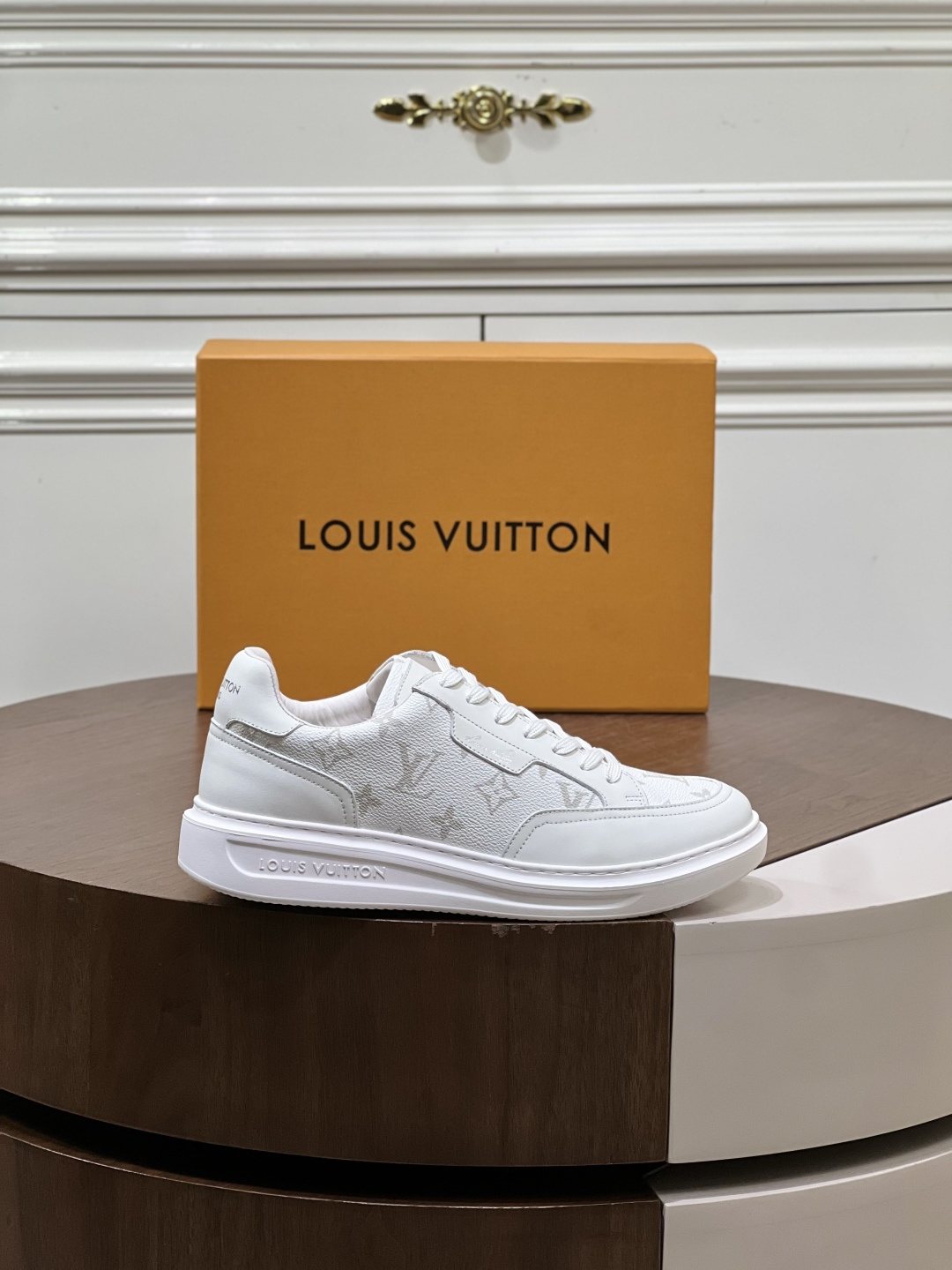 Louis Vuitton Textured Low-Top Sneakers
