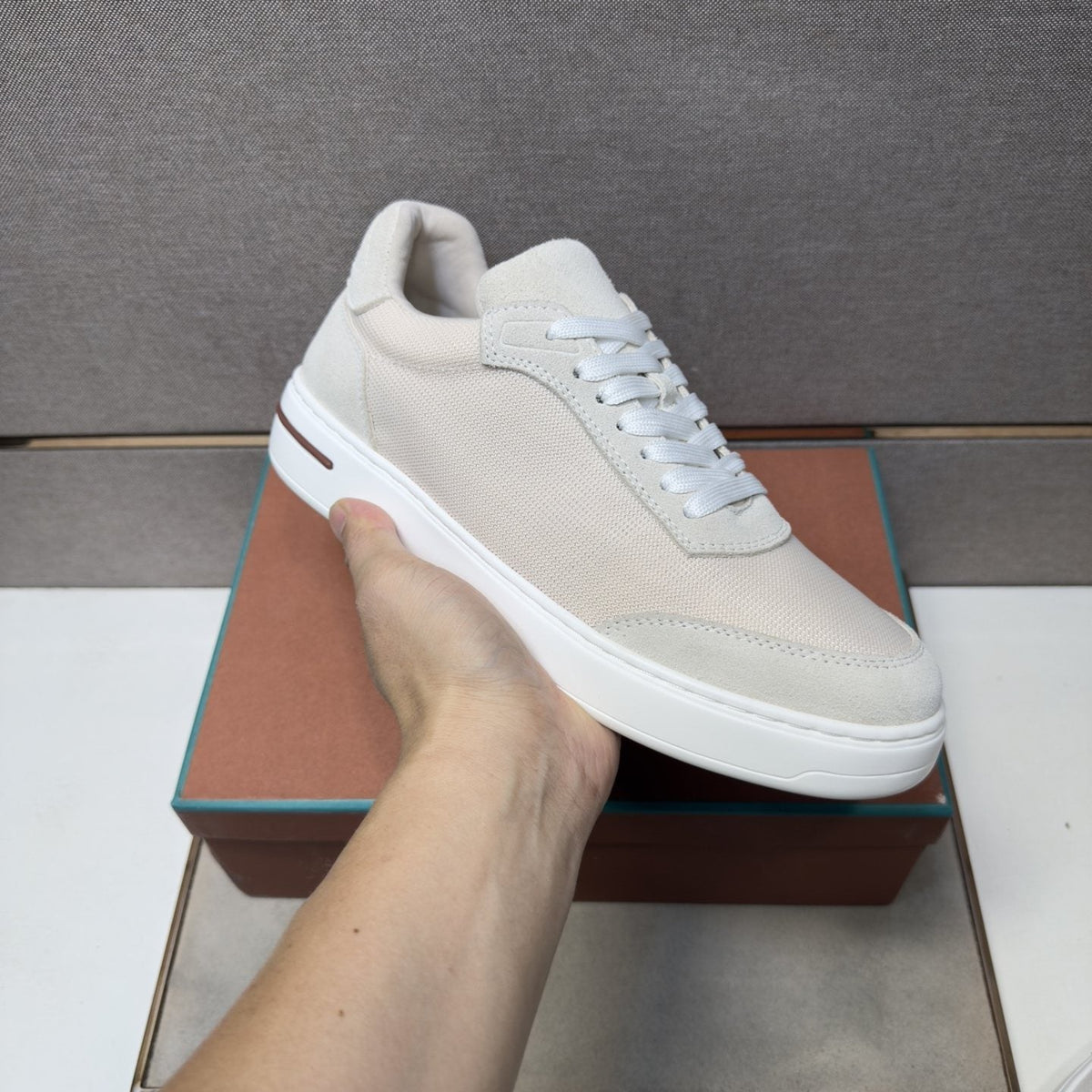 Men's Textured Panel Sneakers